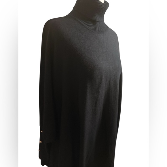 JM Collection, Black Turtleneck Sweater, Size Small, NWT - Picture 3 of 5